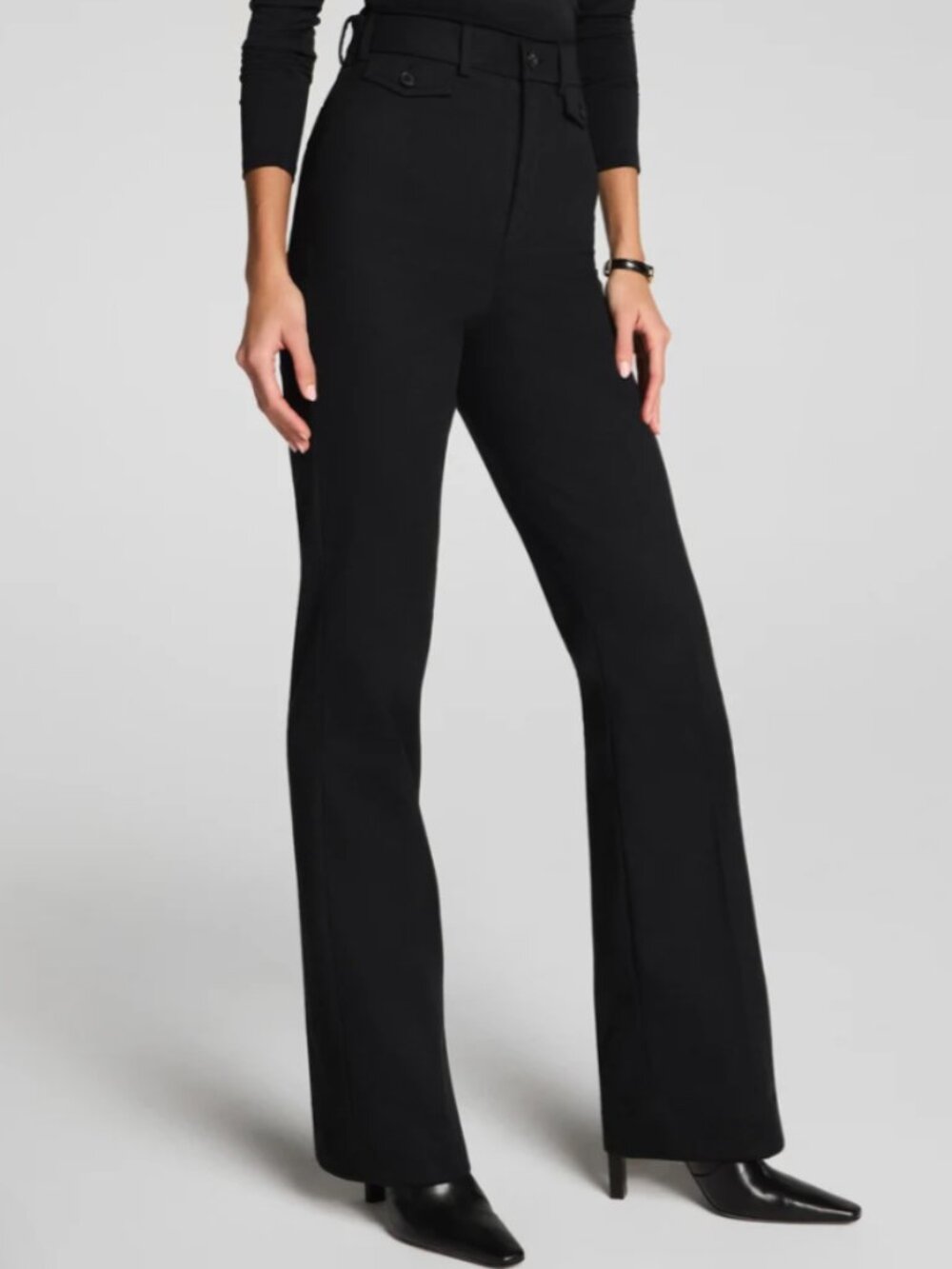NWT Spanx supersmooth Stretch Twill Easy Flare Pant